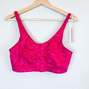 Victoria’s Secret Body By Victoria Lace Comfort Magenta Bra Size Large NWT